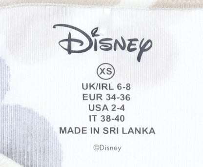 Womens UK Size XS Disney Multicoloured Basic Blouse
