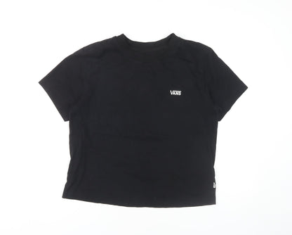 Unisex Adults UK Size L VANS Black Basic T-Shirt