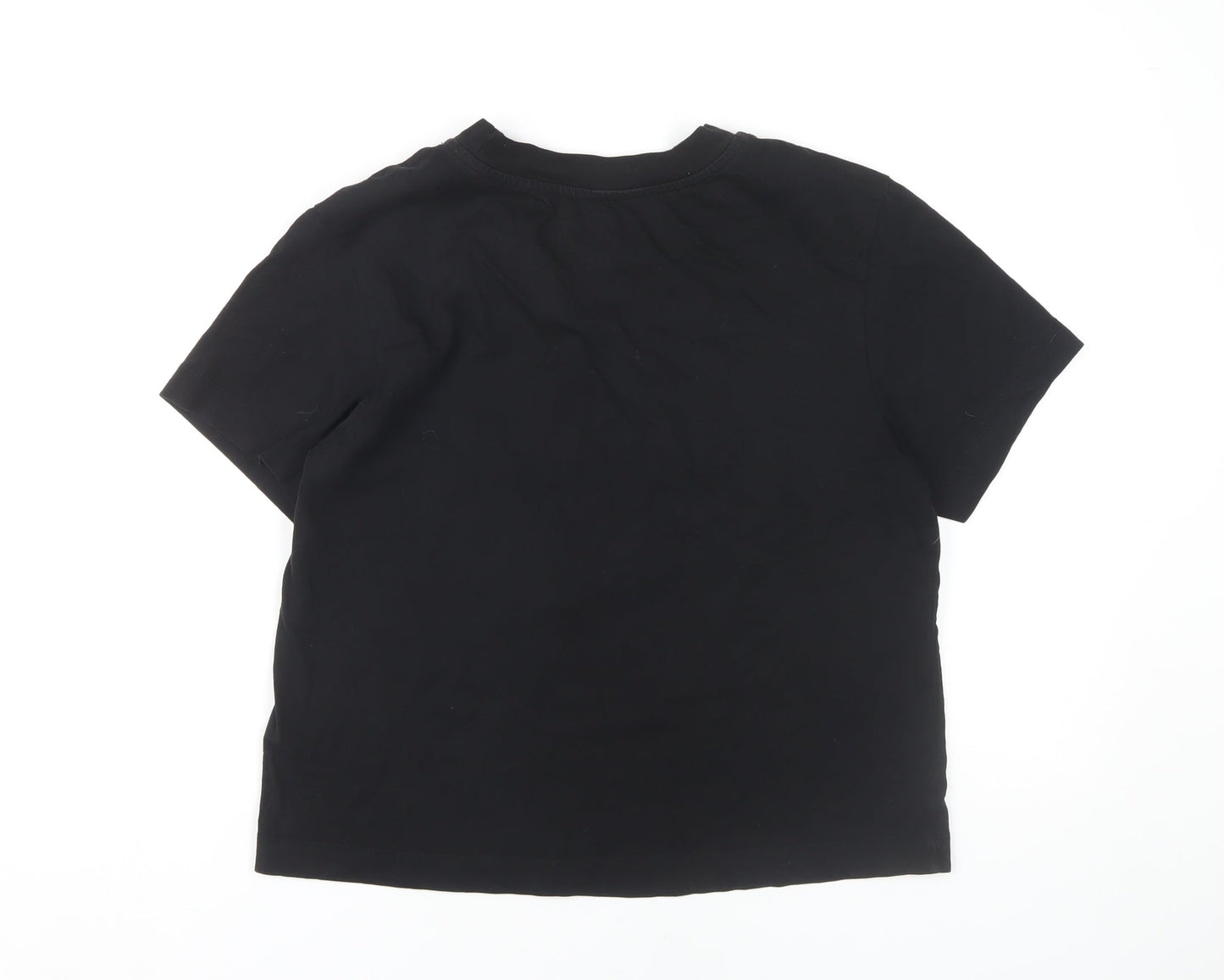 Unisex Adults UK Size L VANS Black Basic T-Shirt