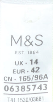 Womens UK Size 14 Marks and Spencer Multicoloured Basic T-Shirt