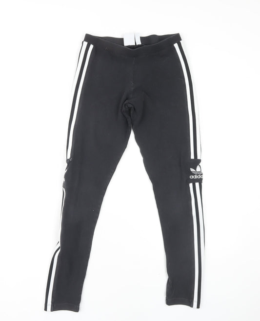 Womens UK Size 8 adidas  Ankle Black Leggings