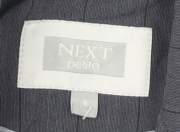 Next Petite Women's Blue Pinstripe Blazer, Size 8