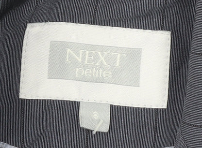 Next Petite Women's Blue Pinstripe Blazer, Size 8