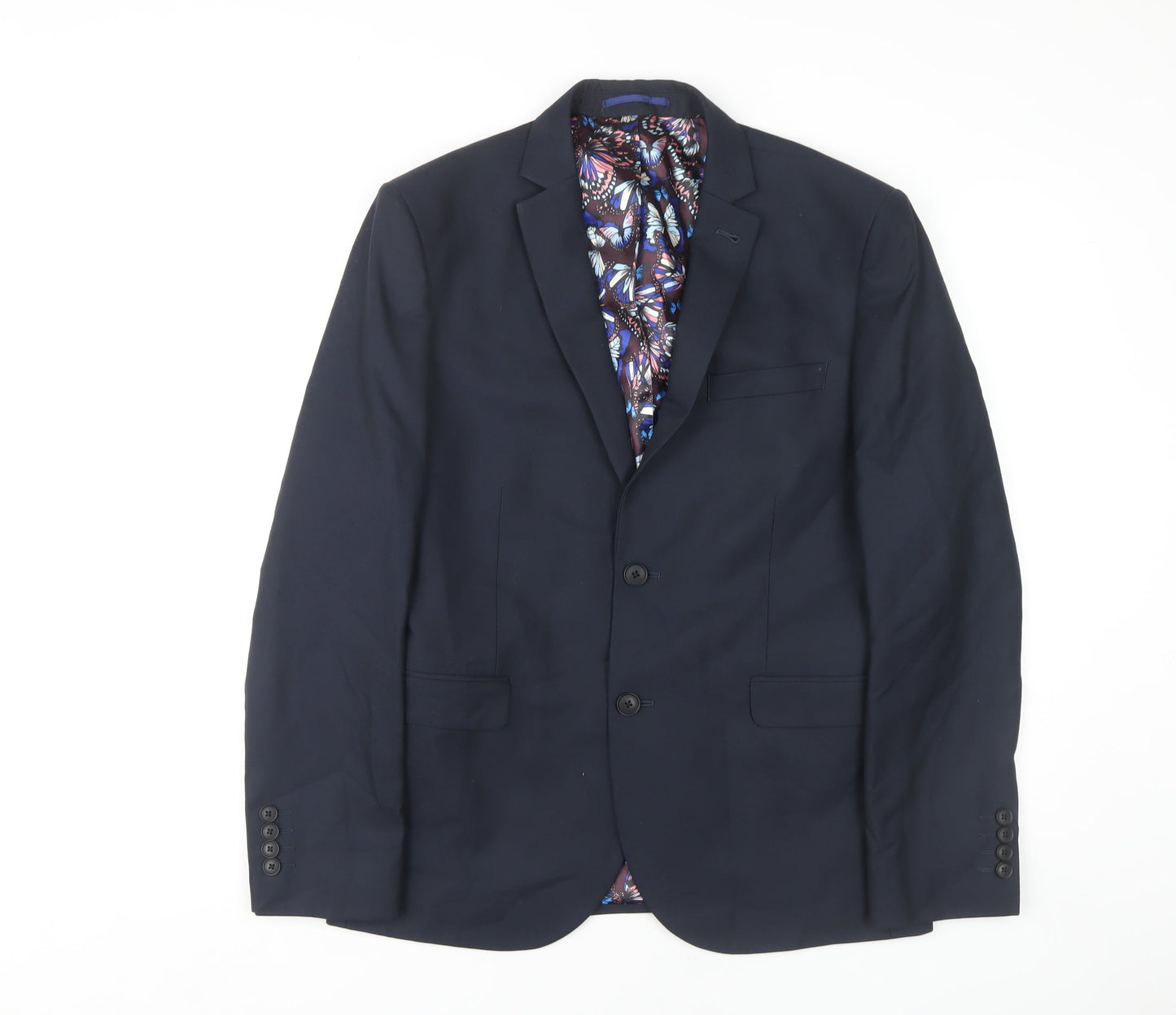 Mens UK Size 40 NEXT Regular Blue Suit Jacket