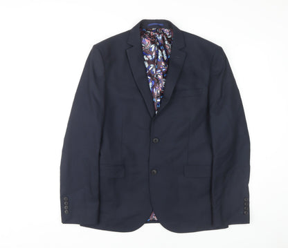 Mens UK Size 40 NEXT Regular Blue Suit Jacket