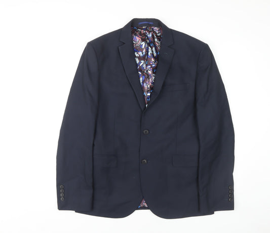 Mens UK Size 40 NEXT Regular Blue Suit Jacket