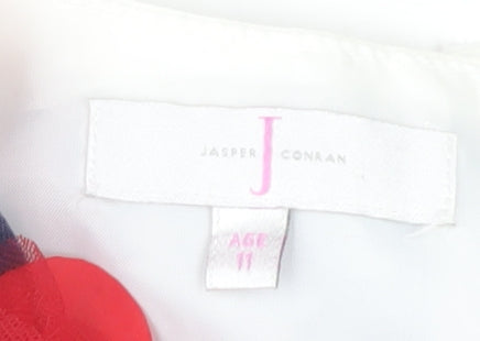 Jasper Conran Girls' Multicoloured Striped Party Dress, Age 11