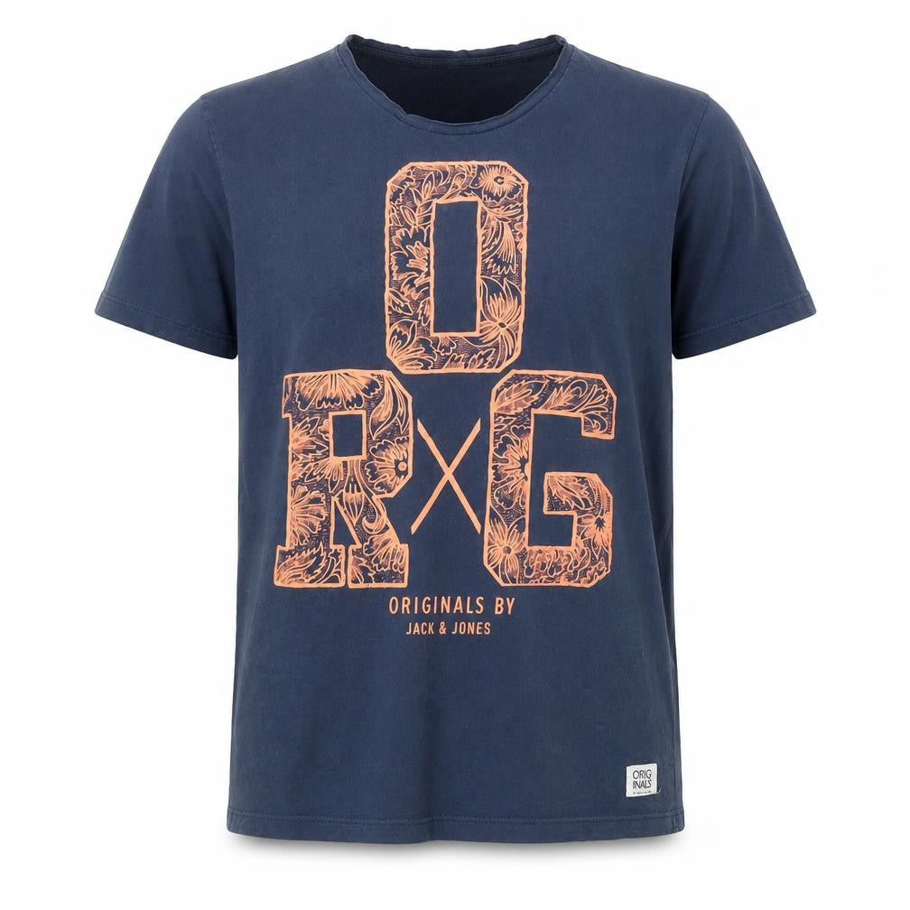 Mens UK Size M JACK & JONES Blue  T-Shirt