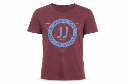 Mens UK Size M JACK & JONES Red  T-Shirt