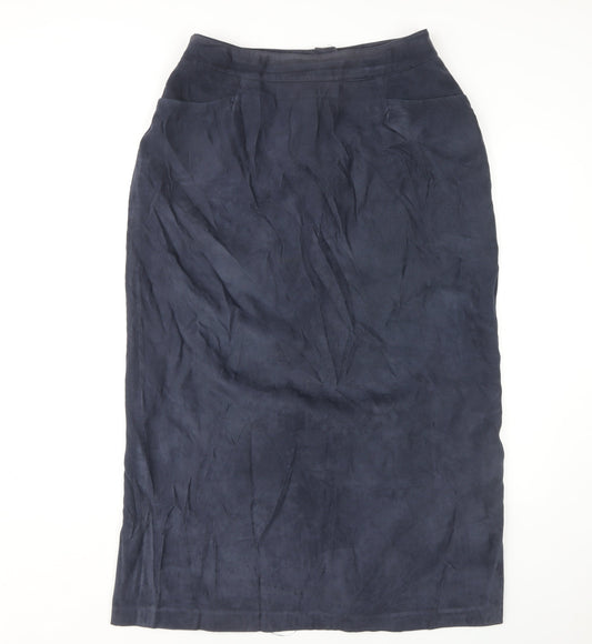 Monsoon Women's Blue Mid-Length Pencil Skirt Size 16