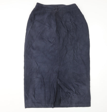 Monsoon Women's Blue Mid-Length Pencil Skirt Size 16