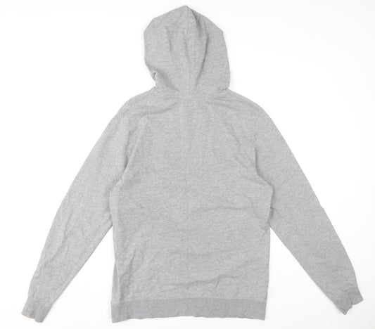 Mens UK Size L JACK & JONES Grey Pullover Hoodie