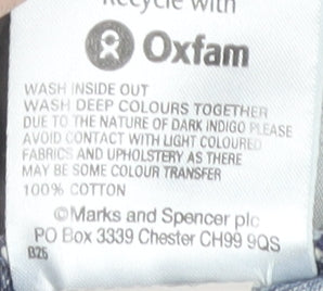 Marks and Spencer Men's Blue Straight Jeans, Size 36