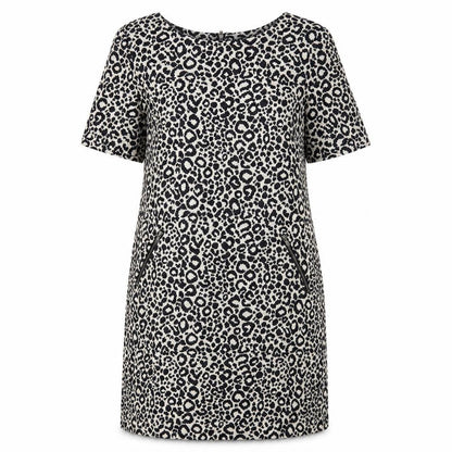 Wallis Women’s Animal Print Half Sleeve Dress