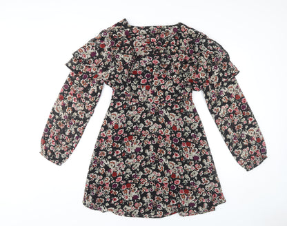 New Look Women's Floral Wrap Dress UK 12