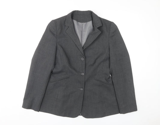 Dorothy Perkins Grey Women's Blazer, Size 12, Lined