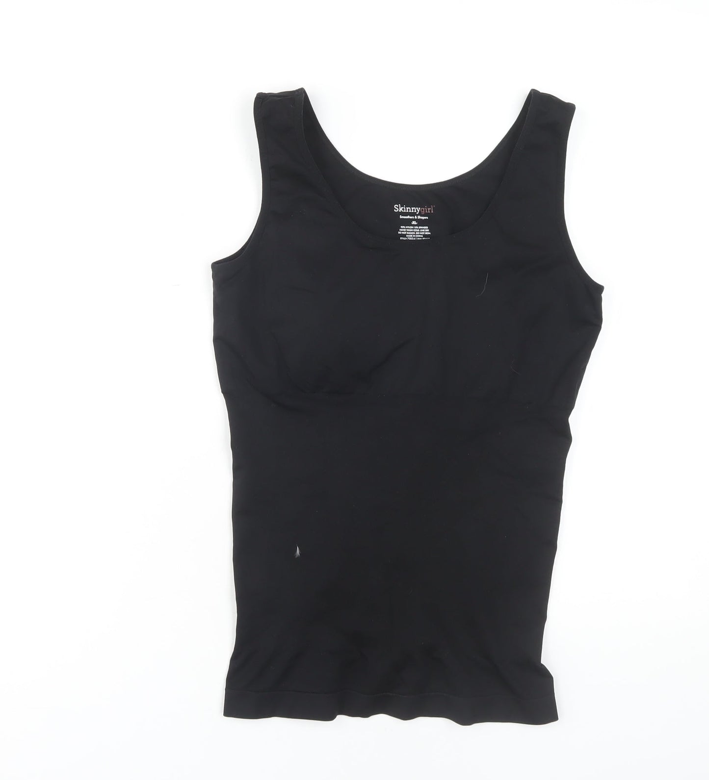 Skinnygirl Women's XL Black Nylon Tank Top