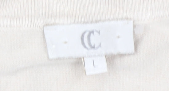 Womens UK Size L CC Beige  Jumper