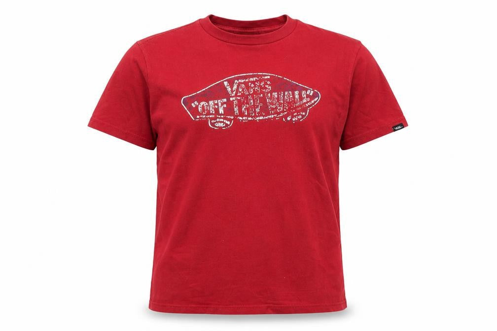 Unisex Adults UK Size M VANS Red Basic T-Shirt