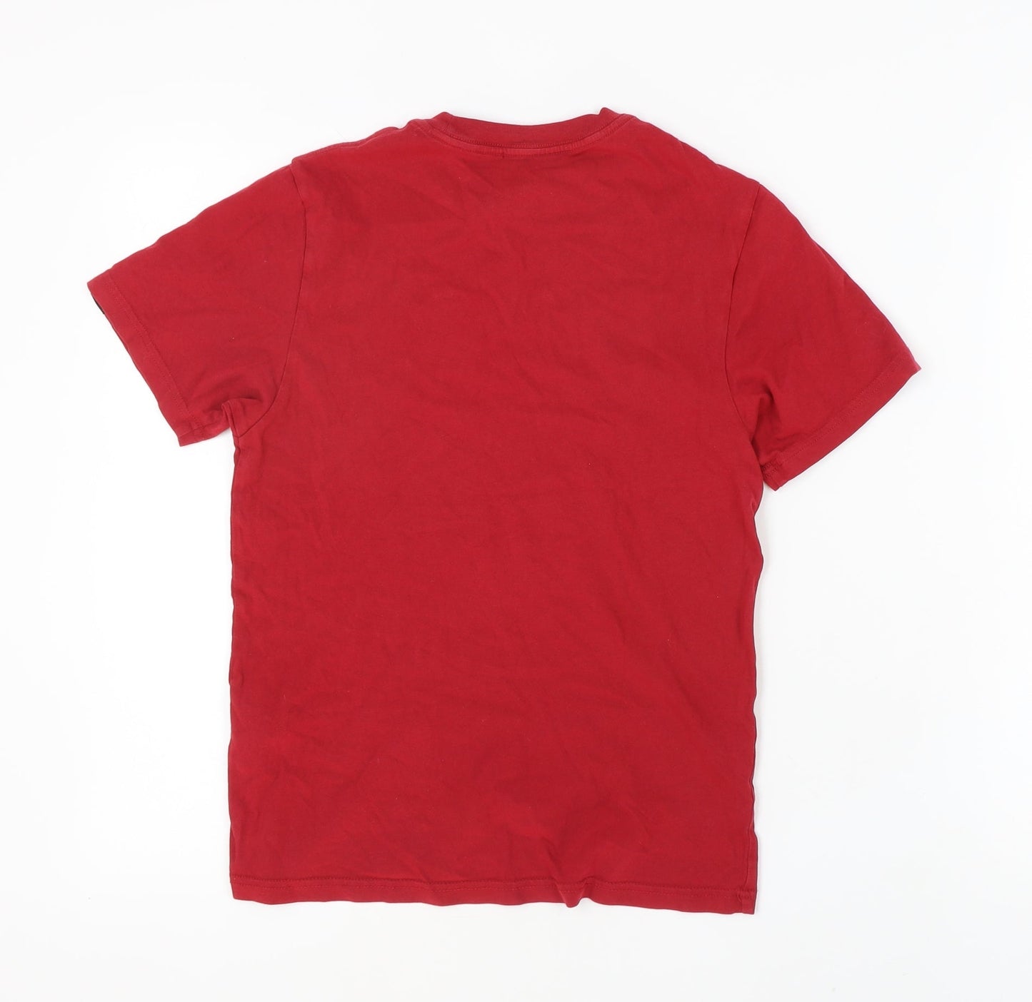 Unisex Adults UK Size M VANS Red Basic T-Shirt