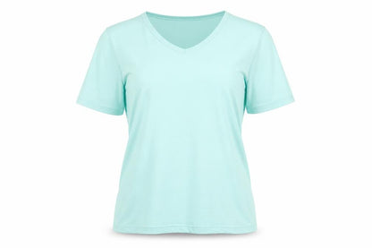 Womens UK Size 18 Hawkshead Green Basic T-Shirt