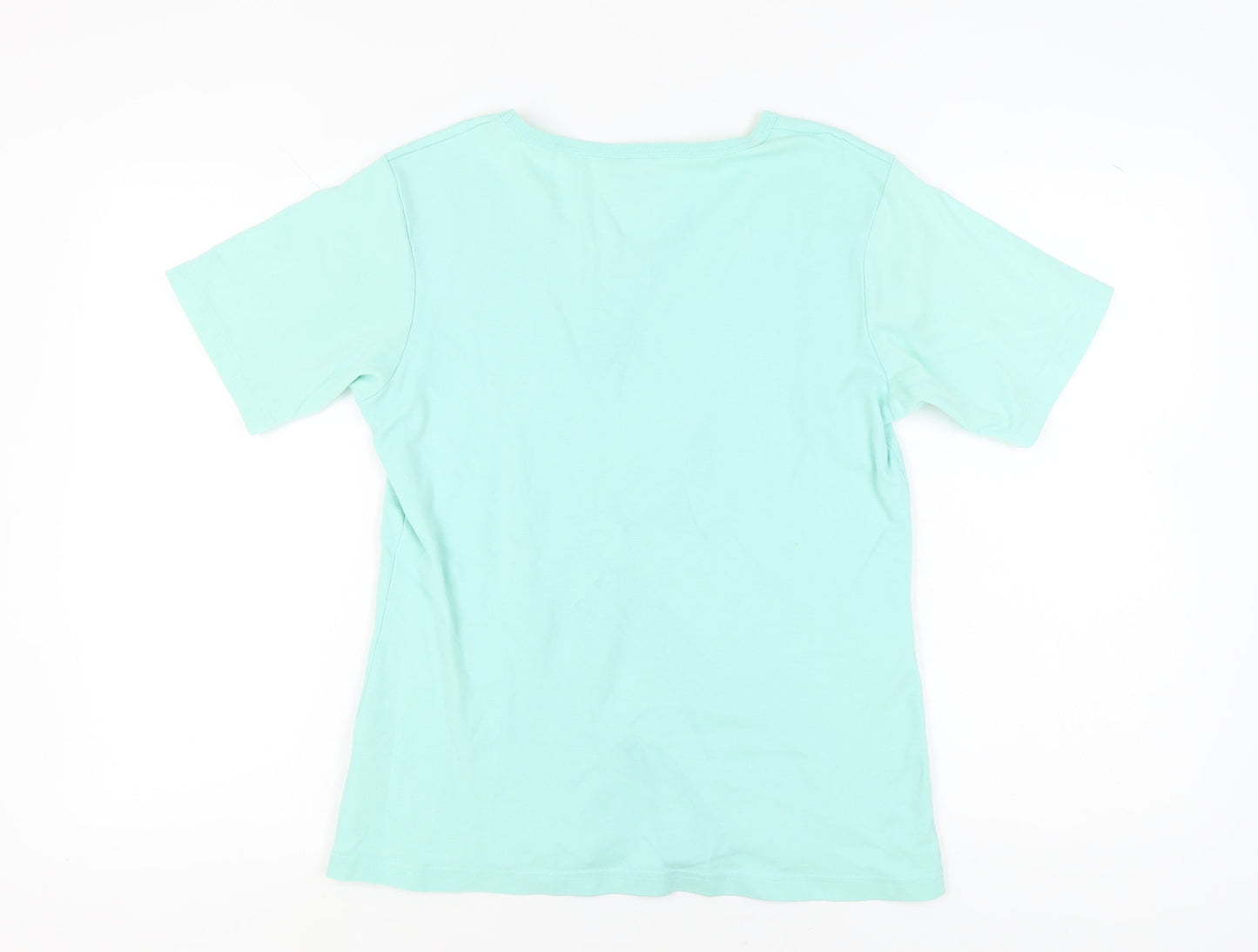 Womens UK Size 18 Hawkshead Green Basic T-Shirt