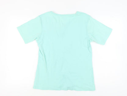 Womens UK Size 18 Hawkshead Green Basic T-Shirt