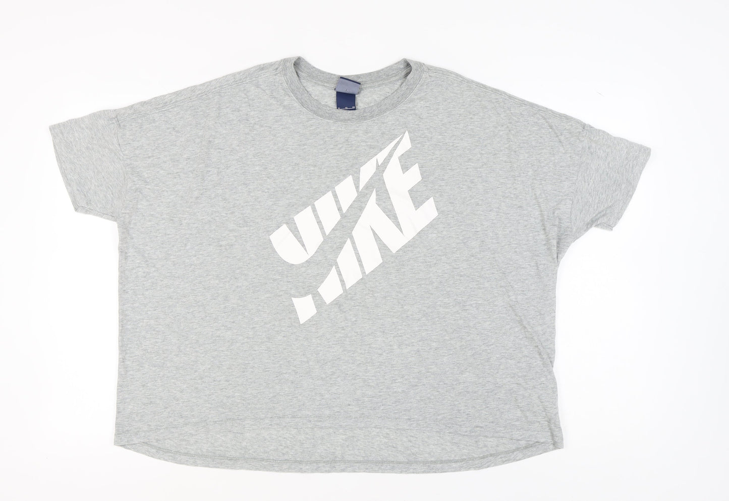 Nike Unisex Grey T-Shirt XL Casual Crew Neck