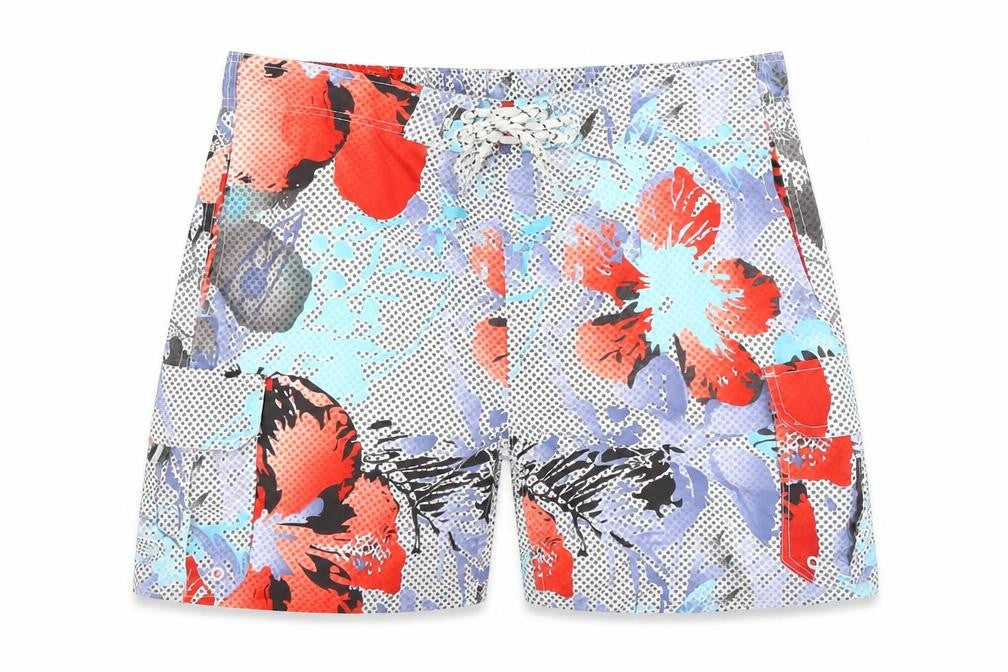 Front view of Dunnes Men's Multicoloured Floral Swim Shorts L