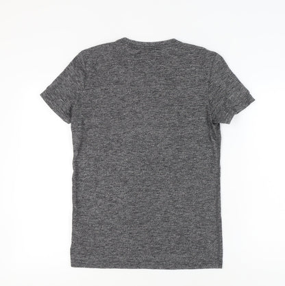 Unisex Adults UK Size S Superdry Grey Basic T-Shirt