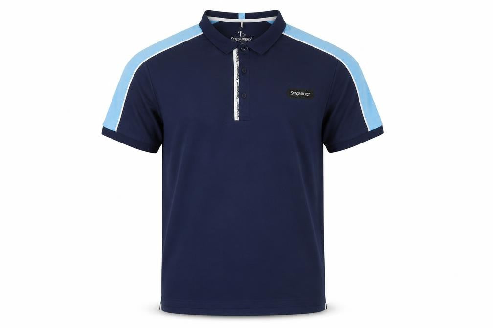 Mens UK Size M Stromberg Polyester Blend Polo Shirt