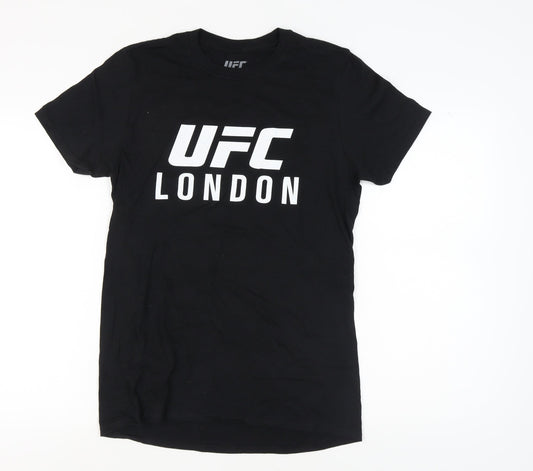 UFC Men's Medium Black Cotton Graphic T-Shirt