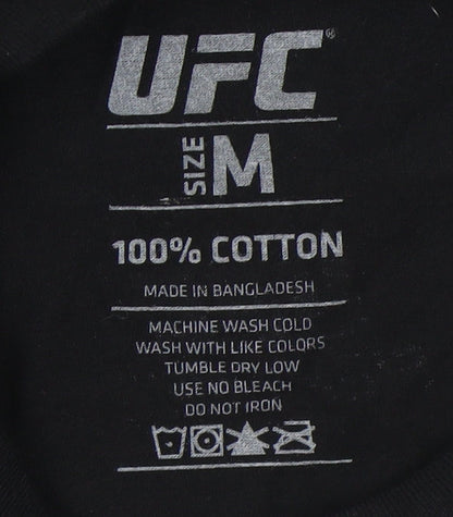 UFC Men's Medium Black Cotton Graphic T-Shirt