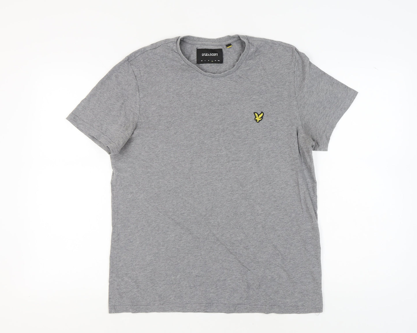 Lyle & Scott Men's Grey Crew Neck T-Shirt - Size L