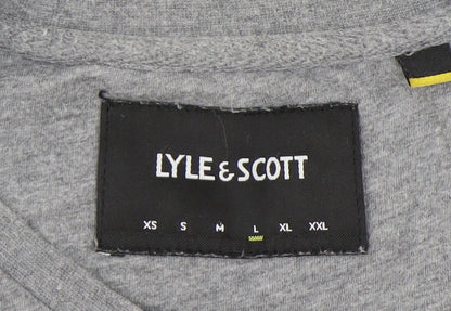 Lyle & Scott Men's Grey Crew Neck T-Shirt - Size L