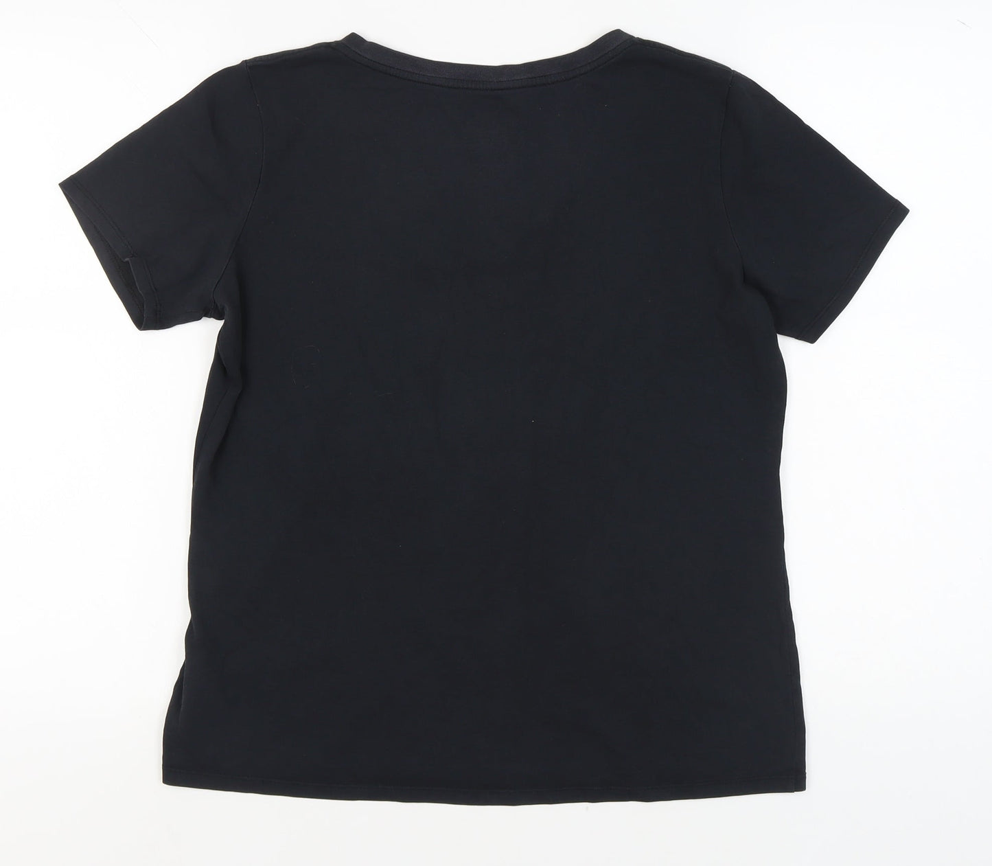 Nike Women's Black V-Neck T-Shirt L