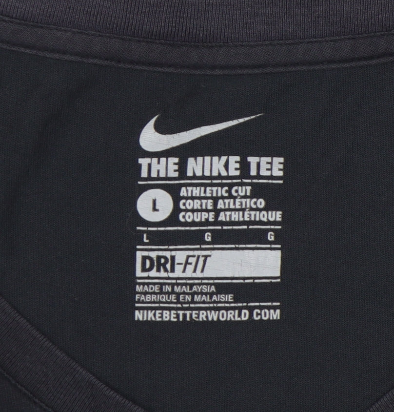 Nike Women's Black V-Neck T-Shirt L