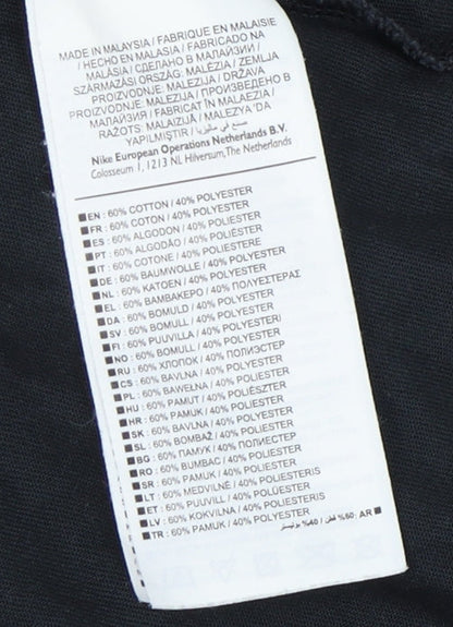 Nike Women's Black V-Neck T-Shirt L