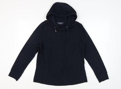 Regatta Women's Black Hoodie Size 12 with Drawstring