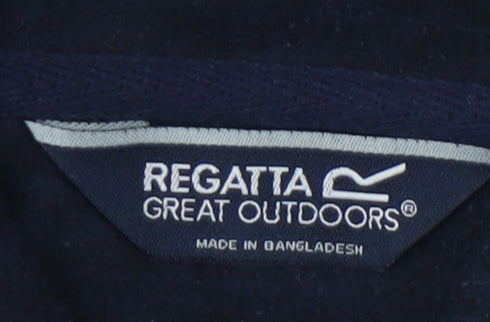 Regatta Women's Black Hoodie Size 12 with Drawstring