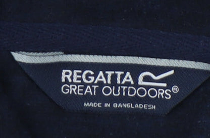 Regatta Women's Black Hoodie Size 12 with Drawstring