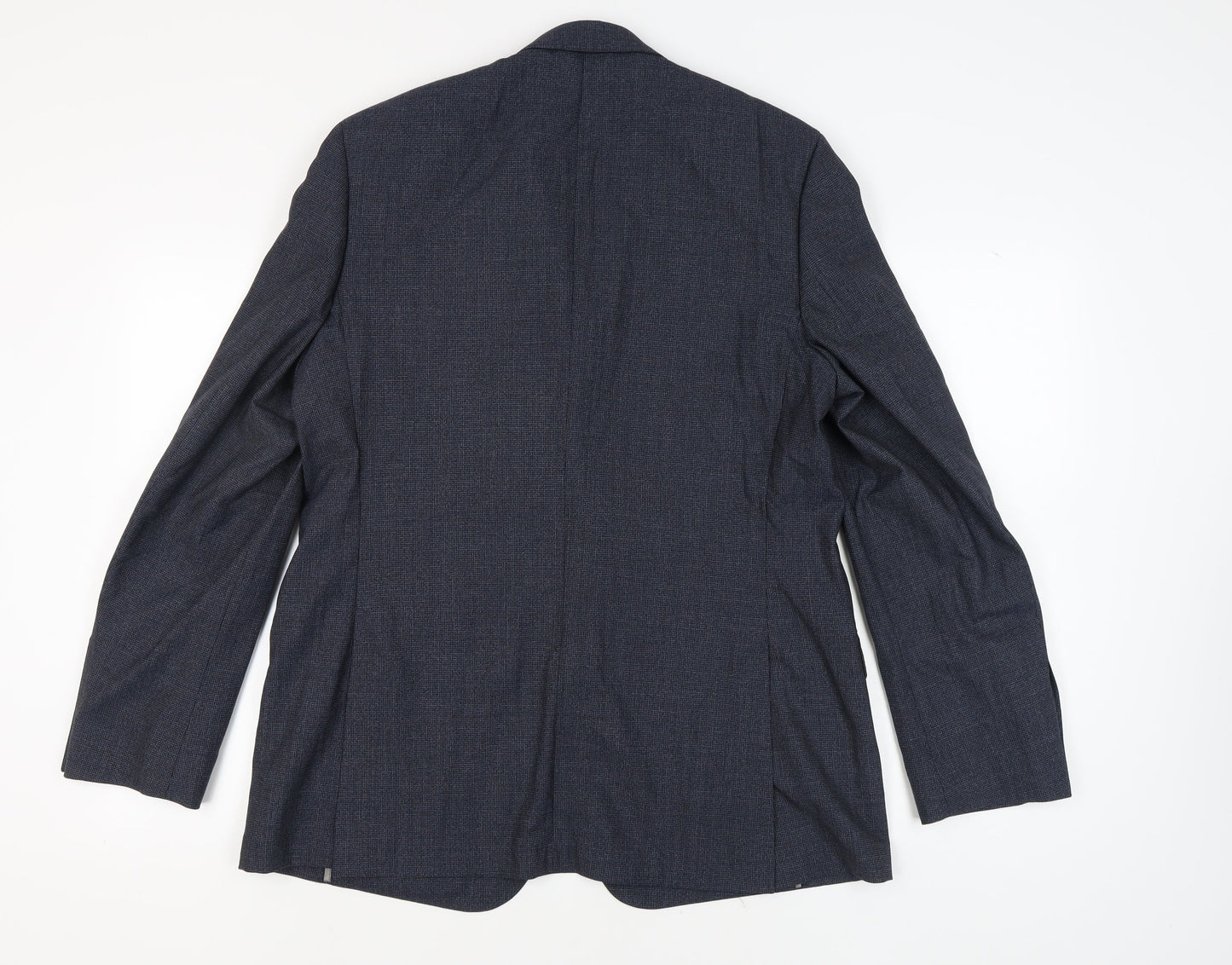 Jaeger Men's Blue Tailored Blazer, Size 44L Formal