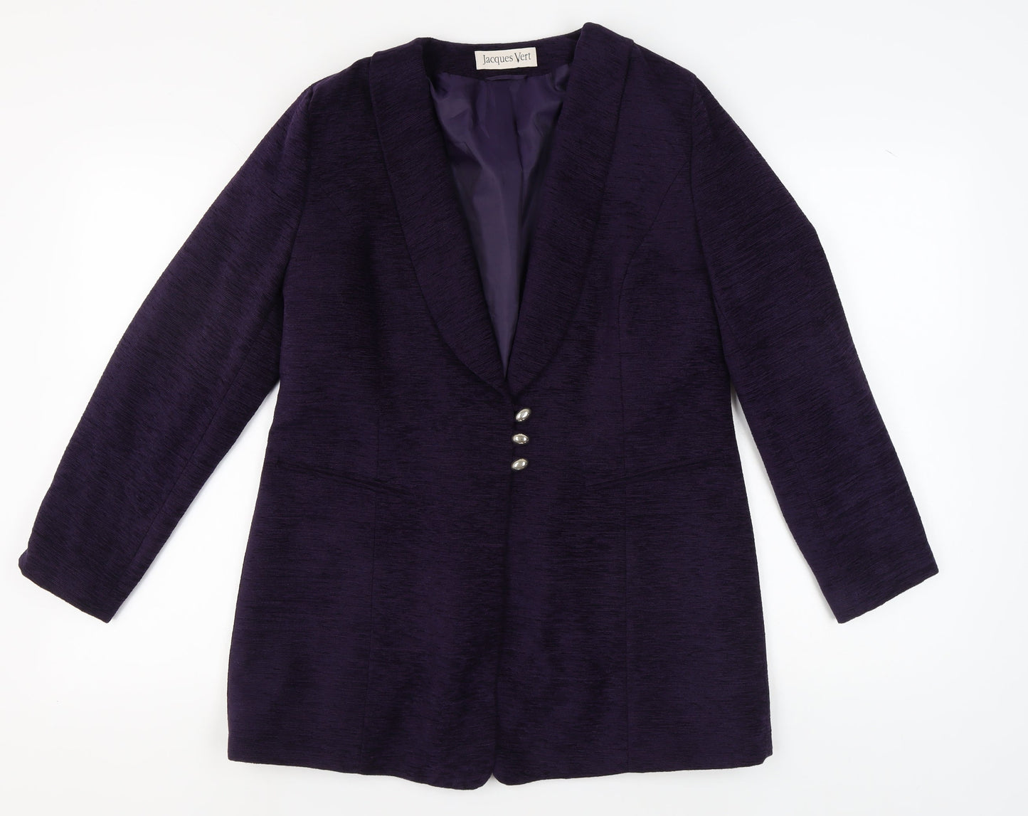 Jacques Vert Women's Purple Blazer, Size 14, Lined