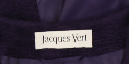 Jacques Vert Women's Purple Blazer, Size 14, Lined