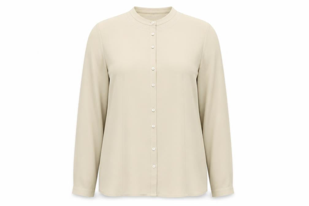 Womens UK Size 12 Viyella Beige  Blouse