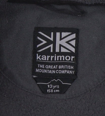 Karrimor Boys Black Fleece Jacket 13 Years