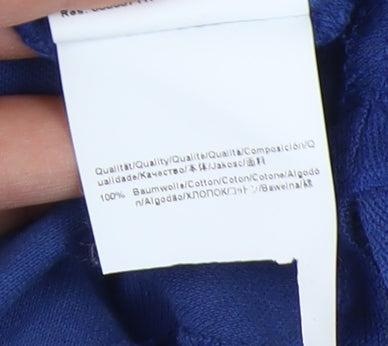 Hugo Boss Men's Blue Polo Shirt, Size M, Casual Style