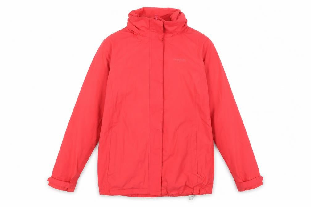 Regatta Women's Red Waterproof Hooded Jacket Size 10