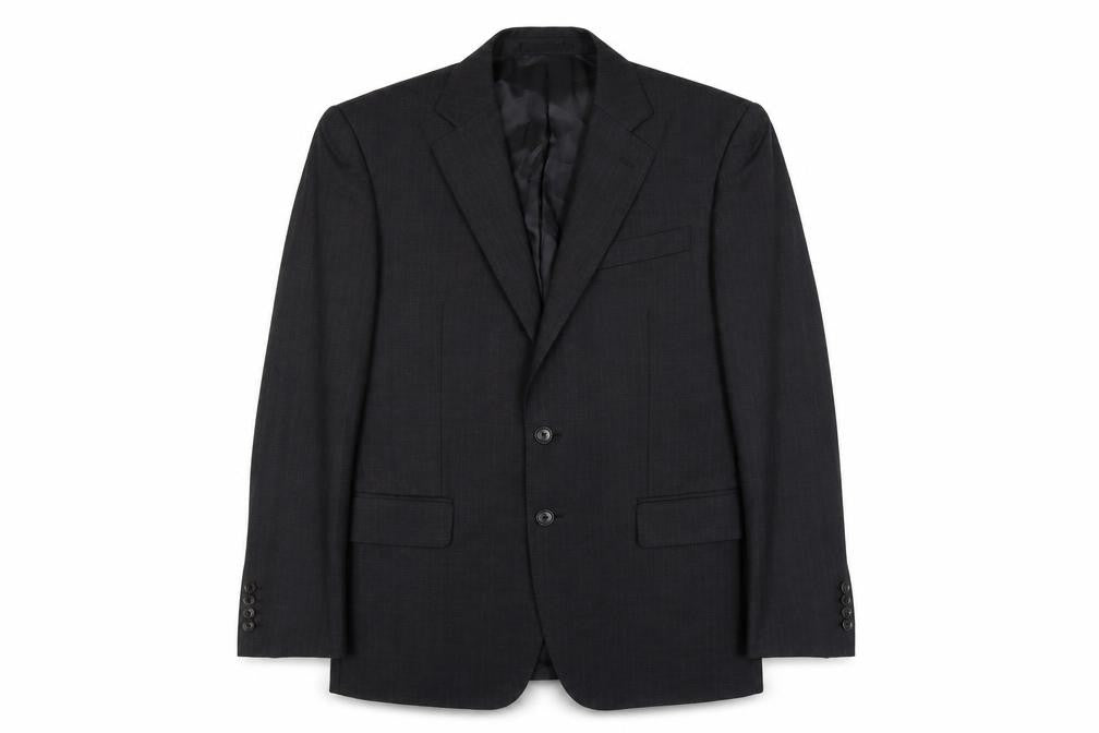 Mens UK Size 40 Jaeger Regular Black Suit Jacket