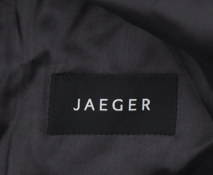 Mens UK Size 40 Jaeger Regular Black Suit Jacket